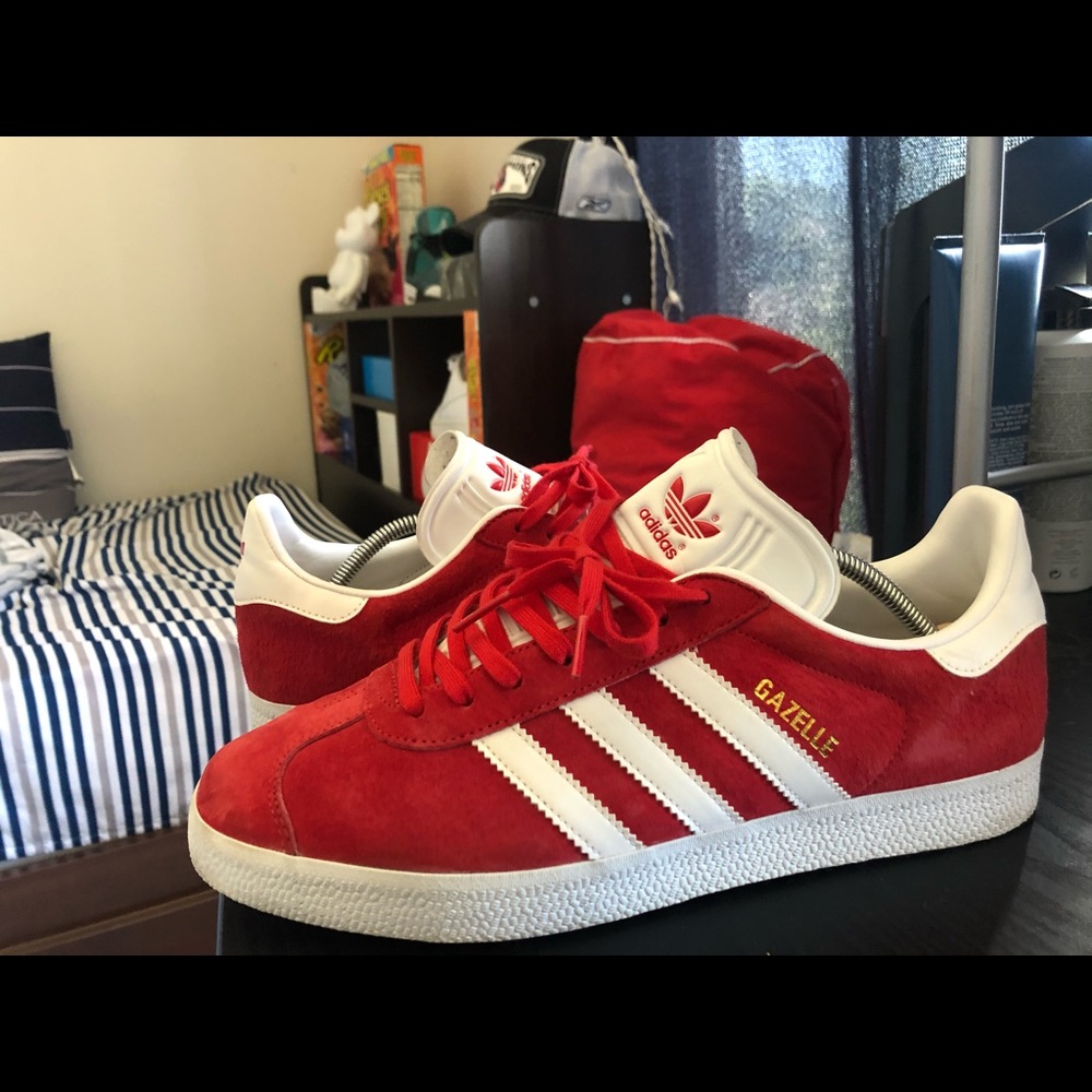 Red Adidas Gazelle